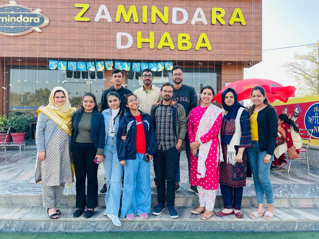 A group photograph during an outing